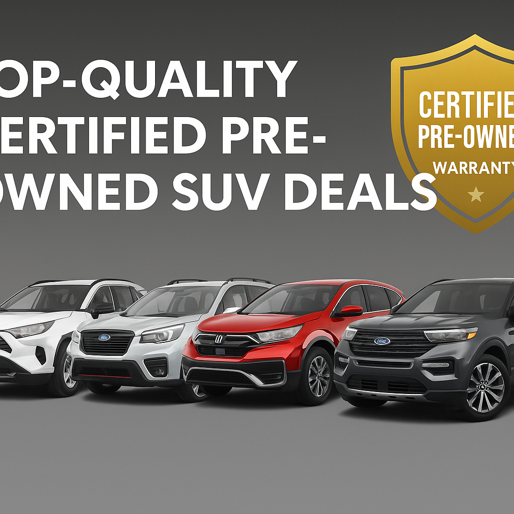 Top-Quality Certified Pre-Owned SUV Deals in the United States